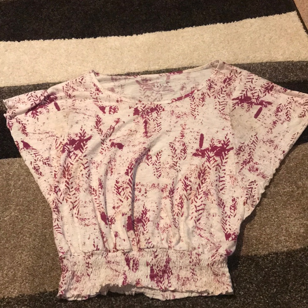 Flowing patterned shirt